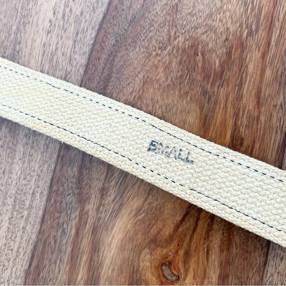 Vintage men’s whale ribbon rope belt